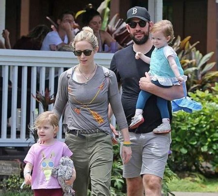 Hazel Krasinskiis- the Daughter of British-American actress, Emily Blunt and John Krasinski; All the