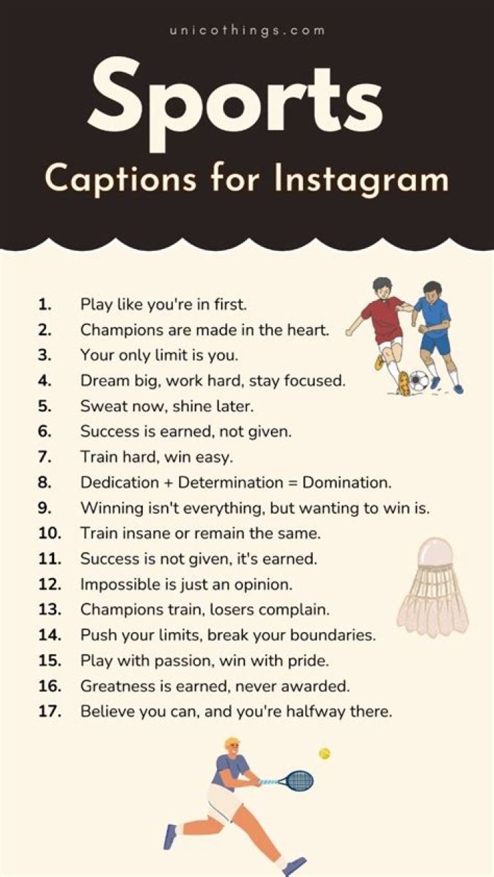 Unleash The Power Of Instagram Captions For Sports: A Guide To Engagement