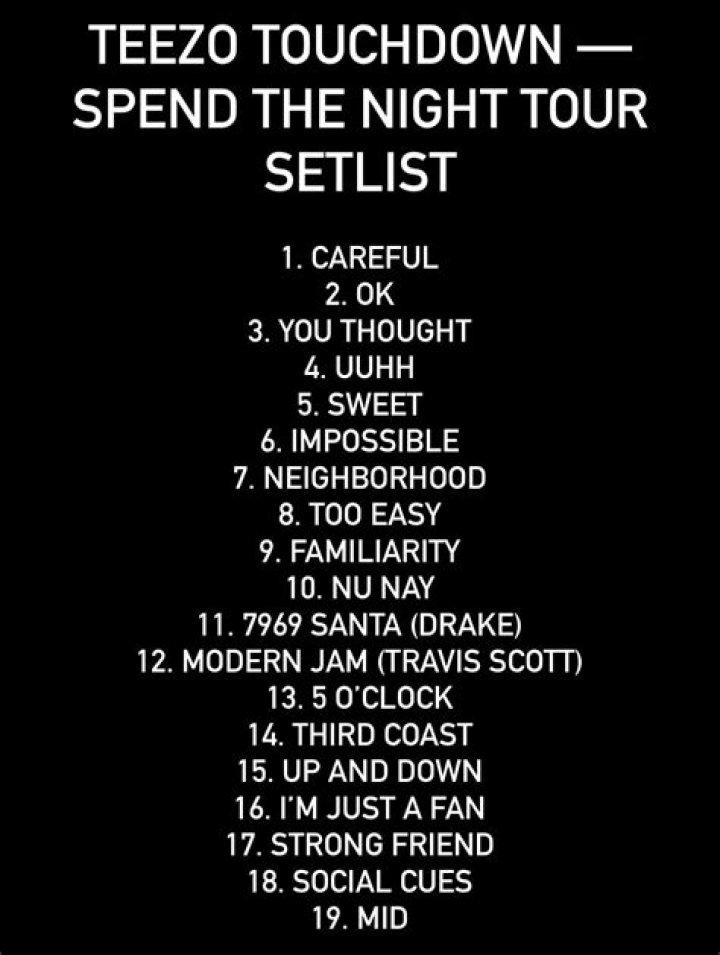 Teezo Touchdown Unveils Spend The Night Tour Set For 2024 |