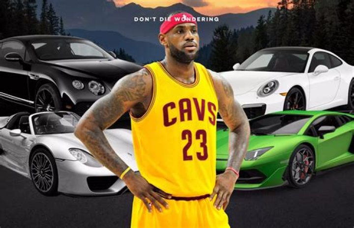 Which car does LeBron James' son drive?